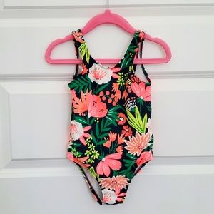 Toddler 2T Floral Bathing Suit